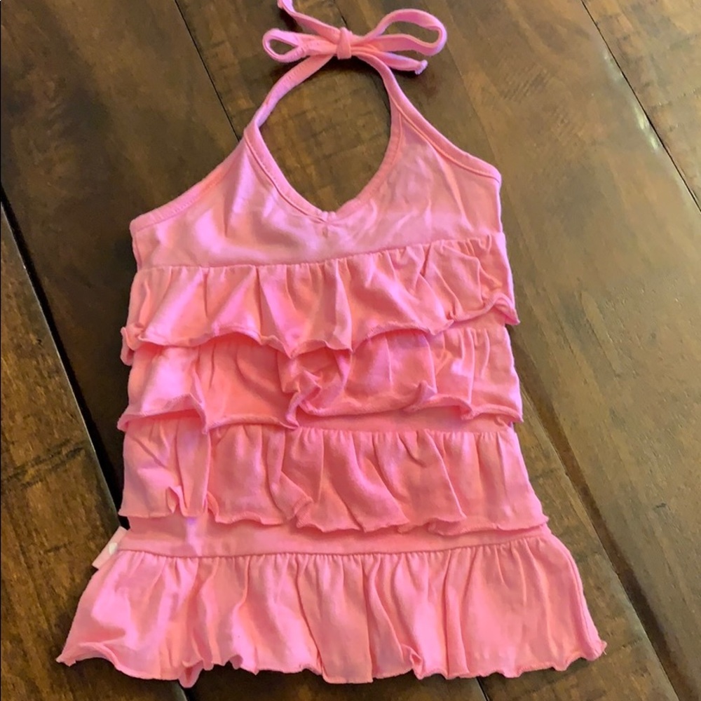 Wild Mango pink halter top Girls Sz 12M, NWT